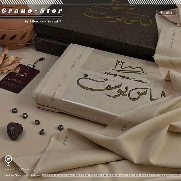Grano Stor | Crafted by Libas e Yousaf | Wash & Wear | Winter Season | Tortilla