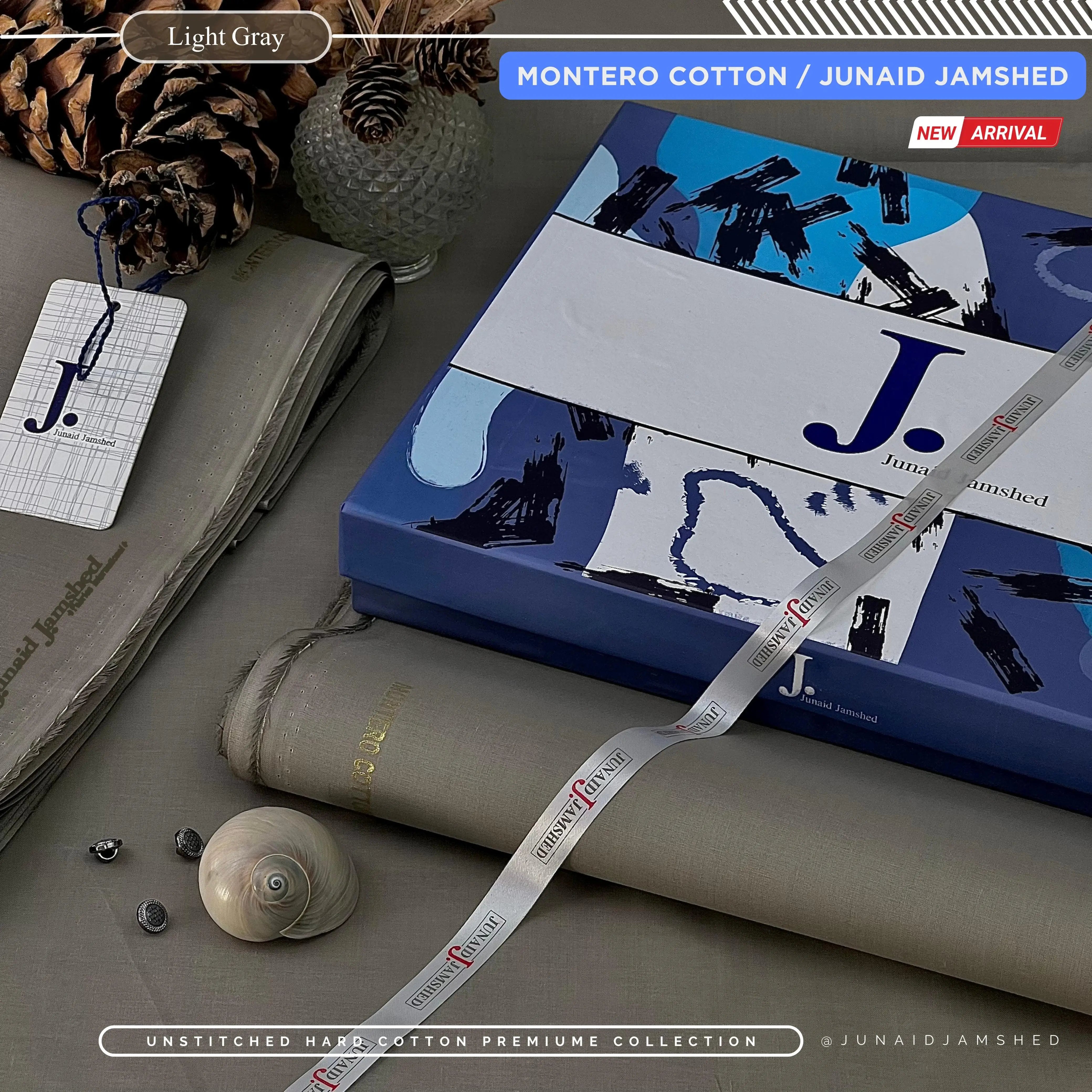 MONTERO PAPER COTTON | BY JUNAID JAMSHED | Light Gray