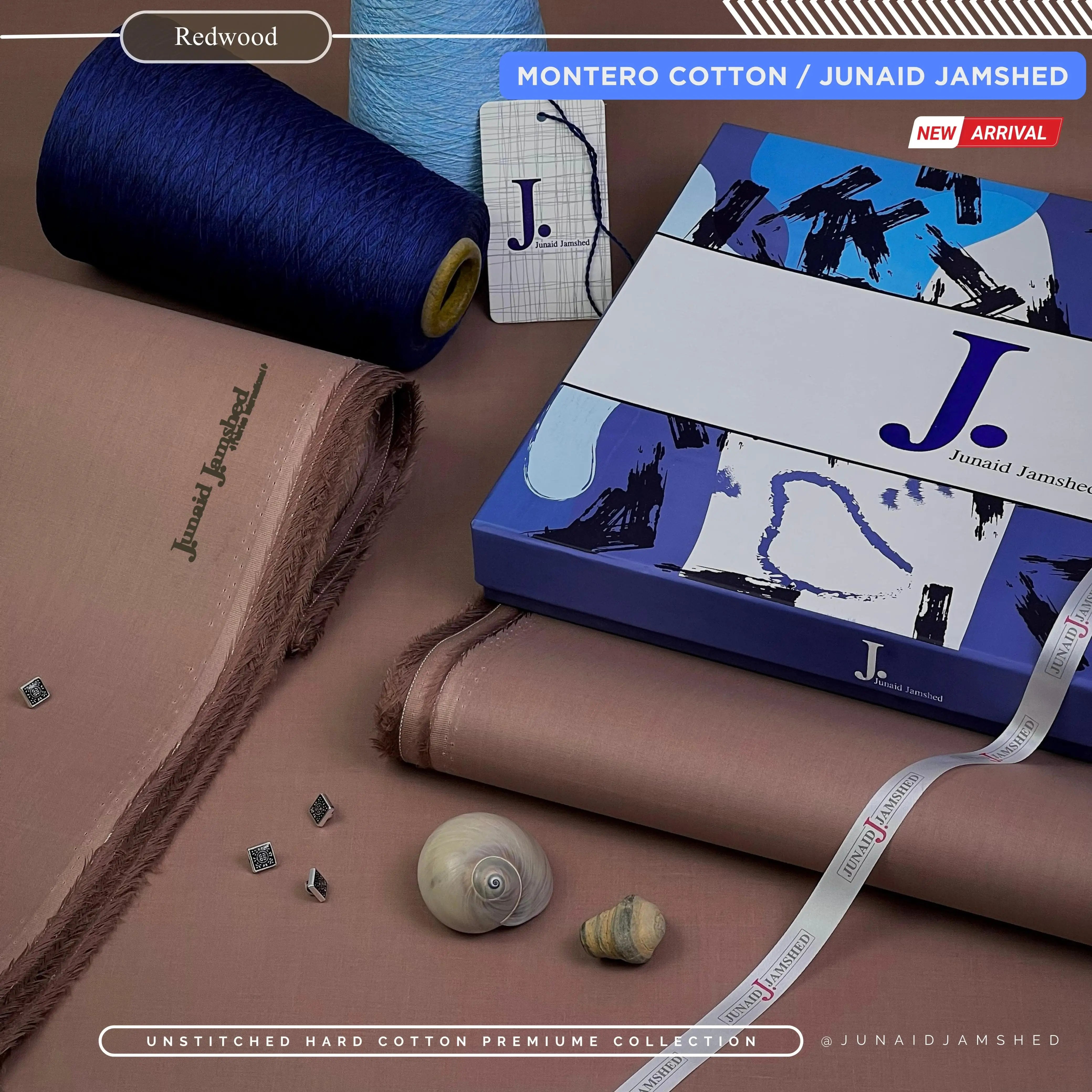 MONTERO PAPER COTTON | BY JUNAID JAMSHED | Red Wood