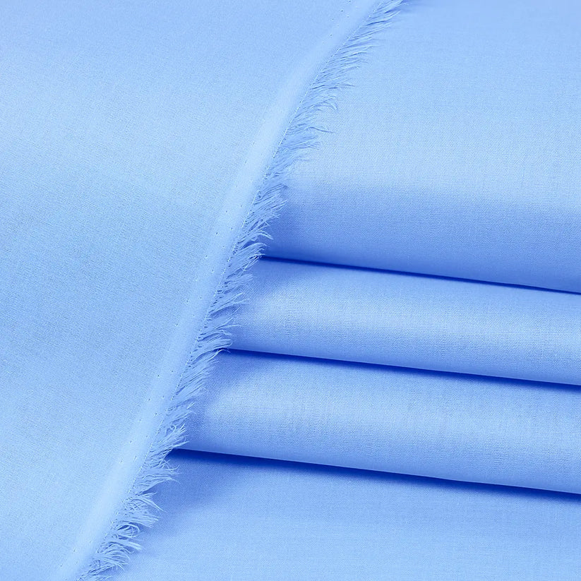 BRANDED COTTON UNSTITCHED FABRIC SKY