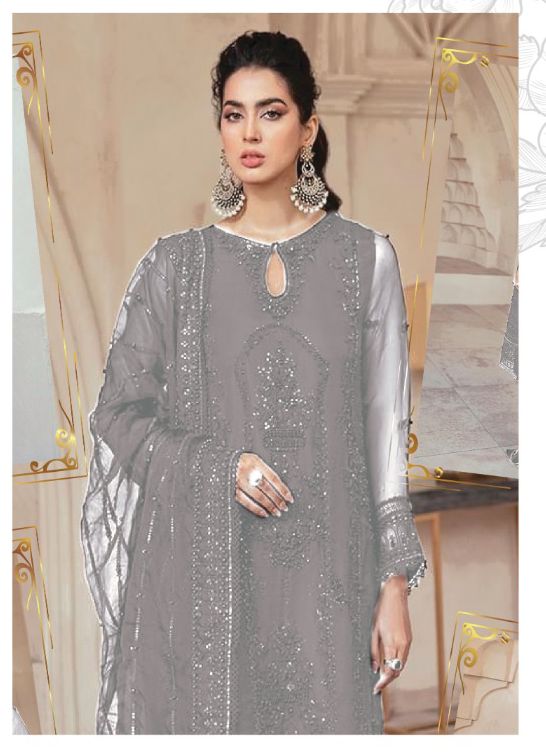 MUSHQ ⏐ Embroidered and Sequence Work ⏐  Wedding Edition ⏐ Grey