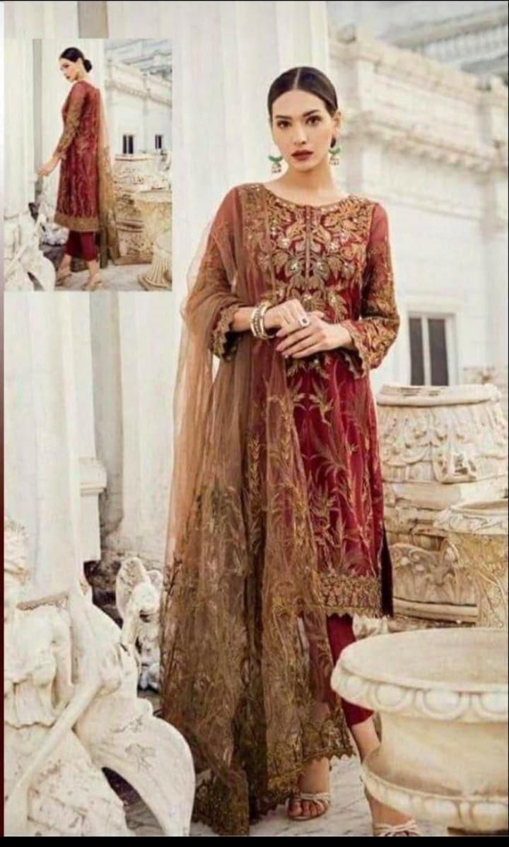 IZNIK ⏐ CHIFFON ⏐ LUXURY HAND EMBROIDERED ⏐ WEDDING COLLECTION