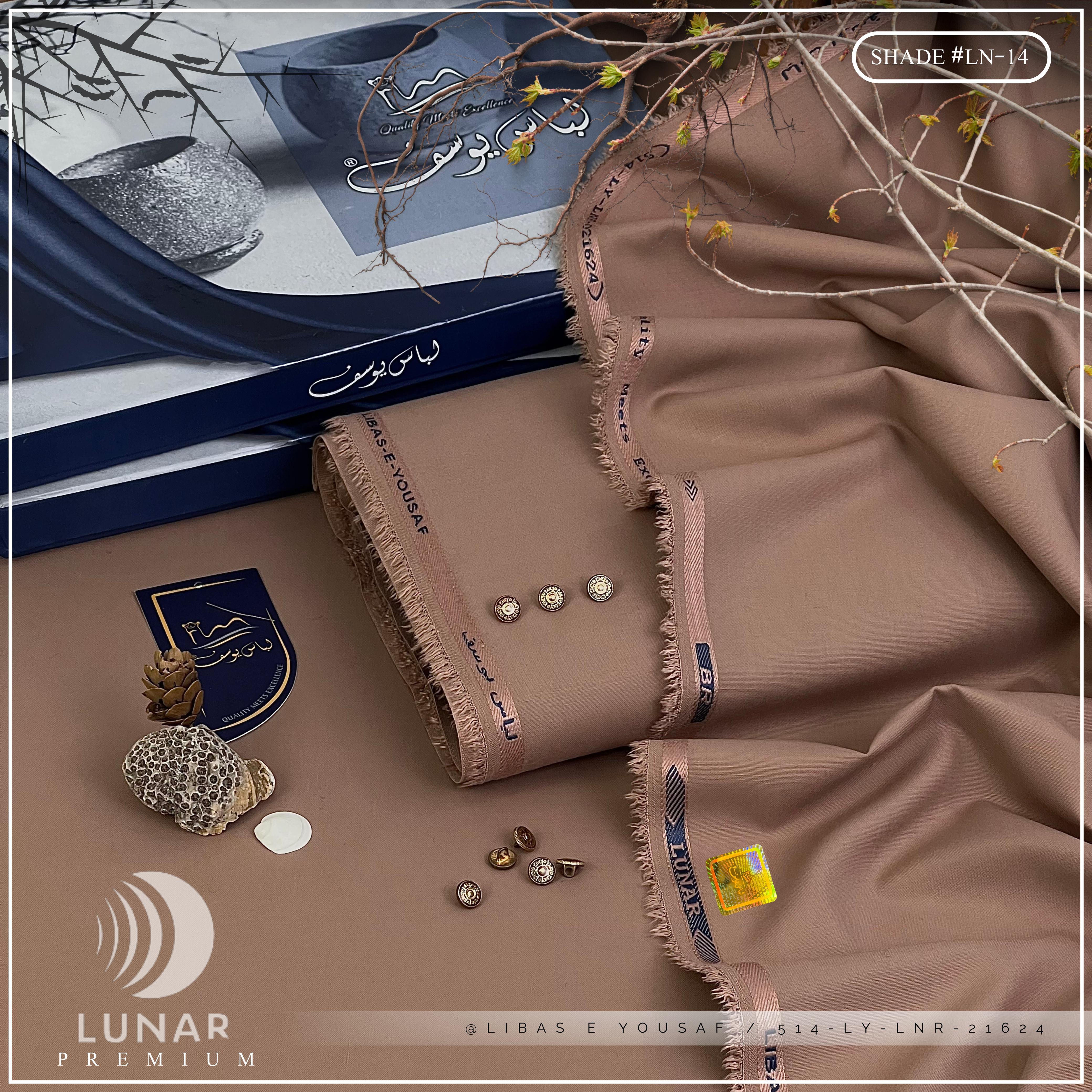 Lunar Premium  | Crafted by Libas e Yousaf | Shade 14