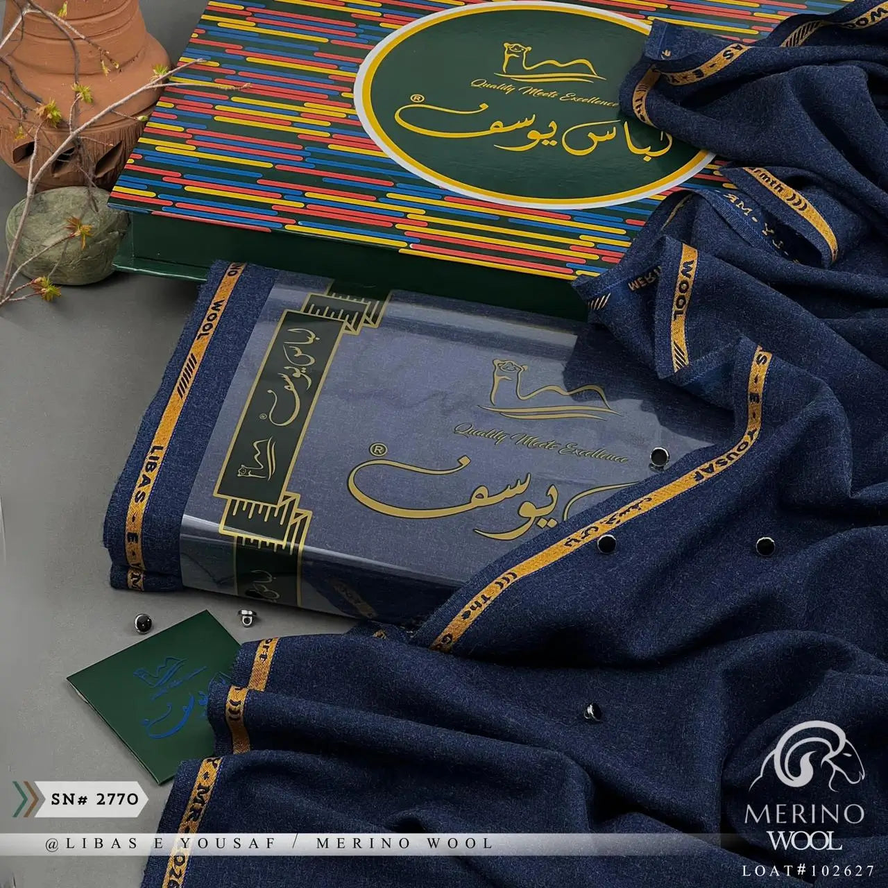 Marino Wool | Crafted by Libas e Yousaf | Shade SN - 2770