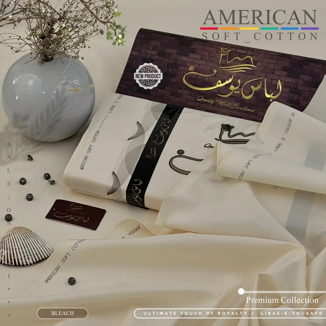 AMERICAN SOFT COTTON | UNSTITCHED | BLEACH