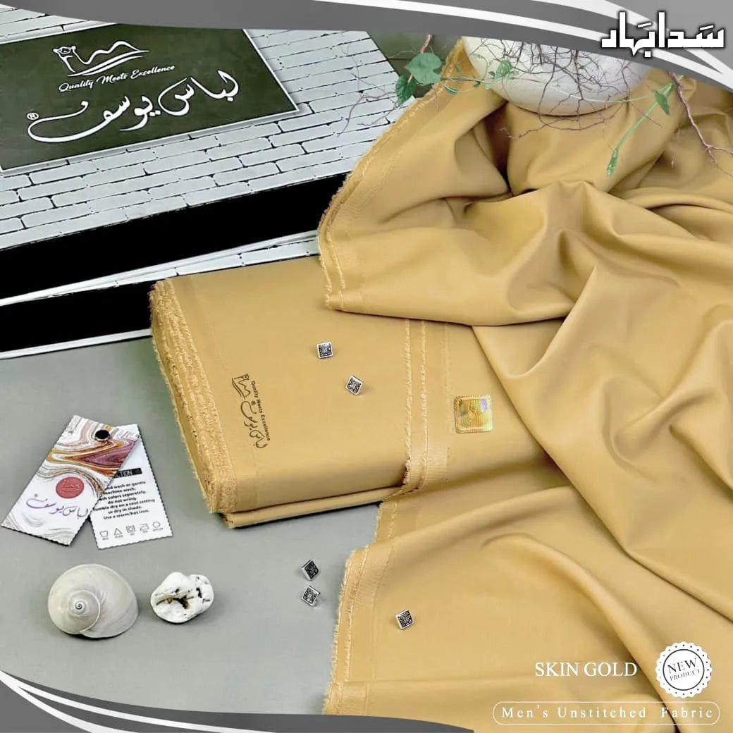 SADA BAHAR | Crafted by Libas e Yousaf | Wash & Wear | Four Season | Skin Gold