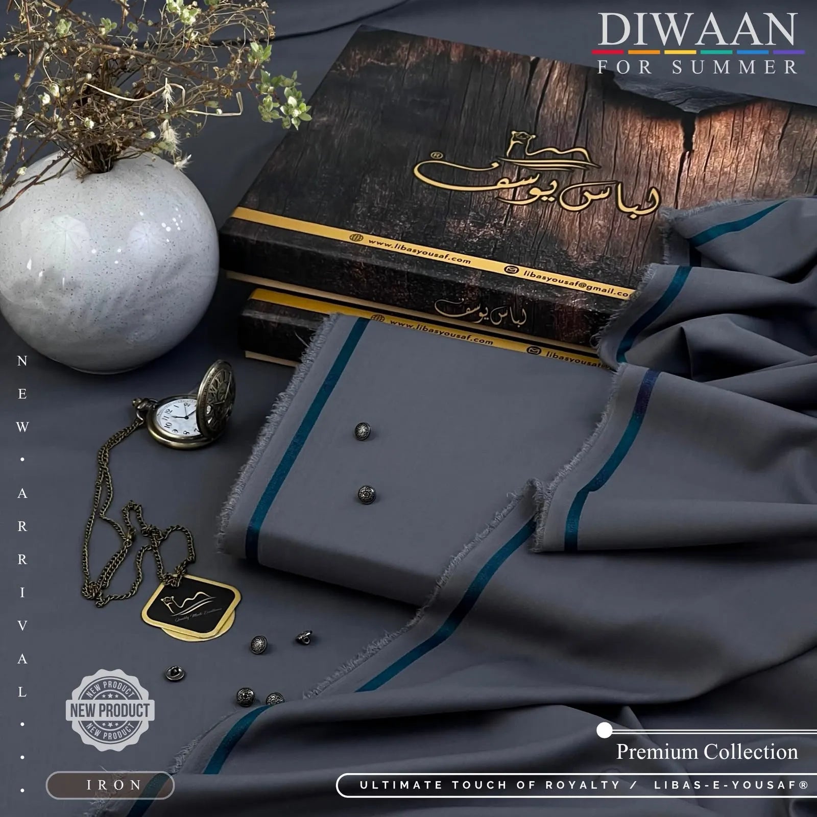 DIWAAN | Crafted by Libas e Yousaf | Wash & Wear | Summer | Iron