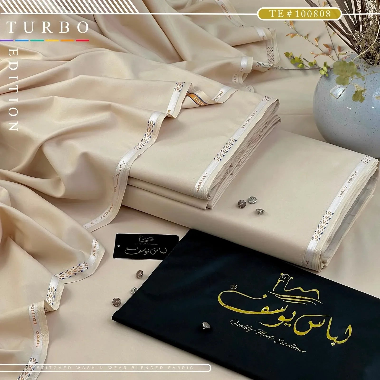 TURBO EDITION | Crafted by Libas e Yousaf | Wash & Wear | Four Season | AZADI SALE |  TE # 100803