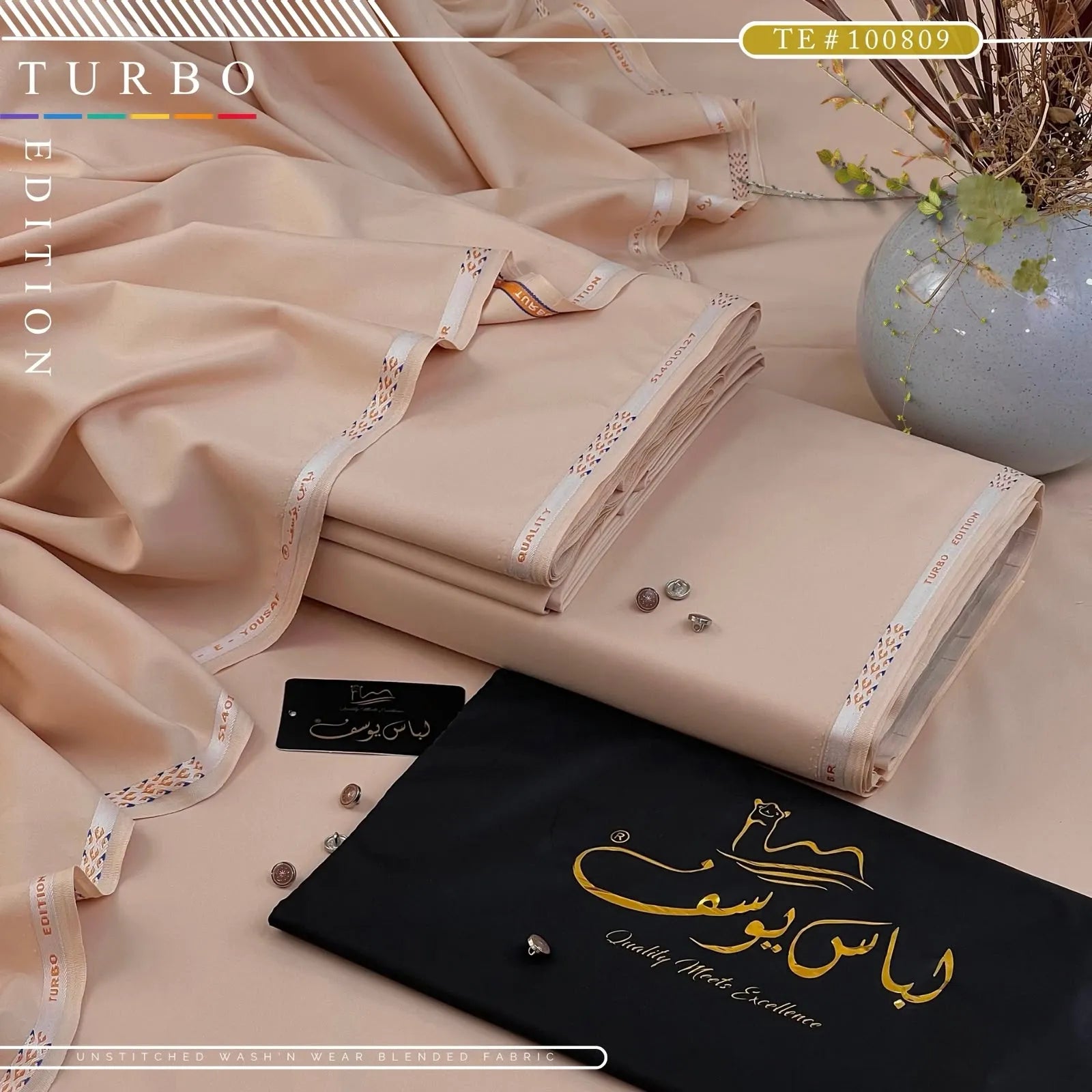 TURBO EDITION | Crafted by Libas e Yousaf | Wash & Wear | Four Season | AZADI SALE |  TE # 100809