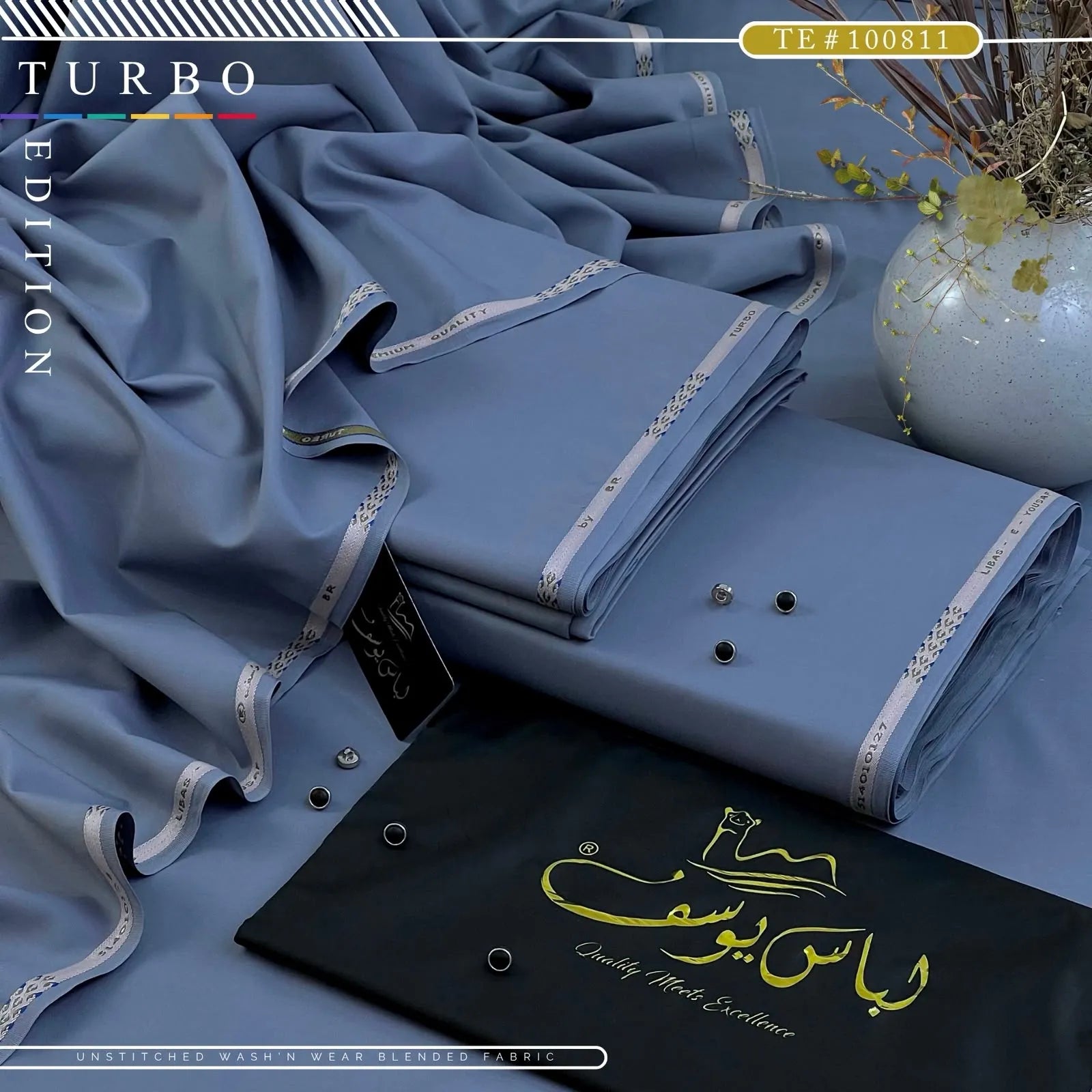 TURBO EDITION | Crafted by Libas e Yousaf | Wash & Wear | Four Season | AZADI SALE |  TE # 100811