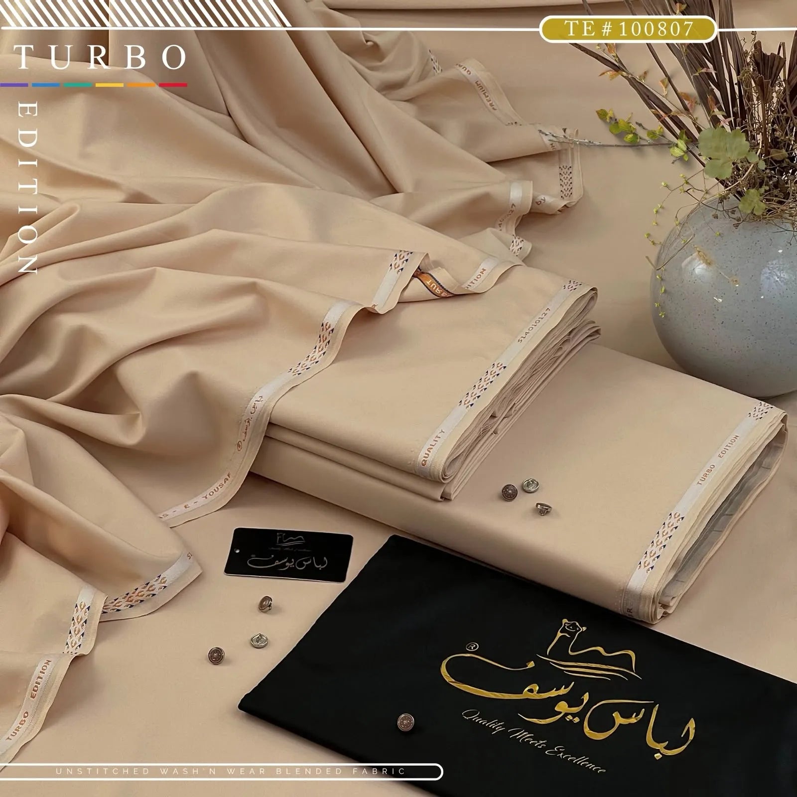 TURBO EDITION | Crafted by Libas e Yousaf | Wash & Wear | Four Season | AZADI SALE |  TE # 100807