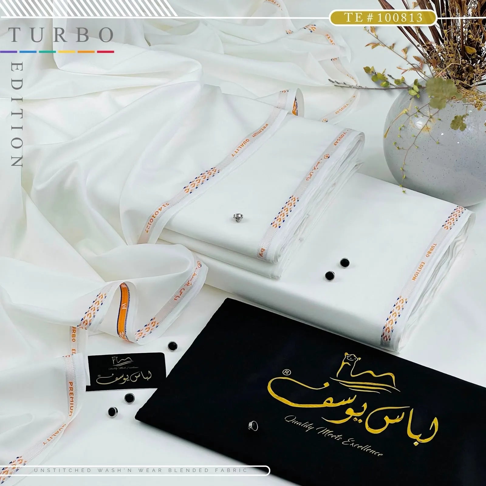TURBO EDITION | Crafted by Libas e Yousaf | Wash & Wear | Four Season | AZADI SALE |  TE # 100813