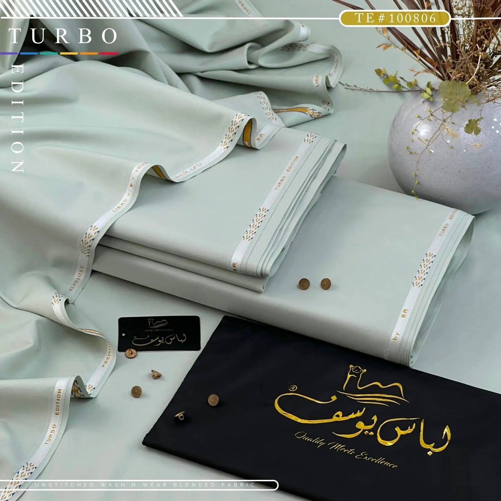 TURBO EDITION | Crafted by Libas e Yousaf | Wash & Wear | Four Season | AZADI SALE |  TE # 100806