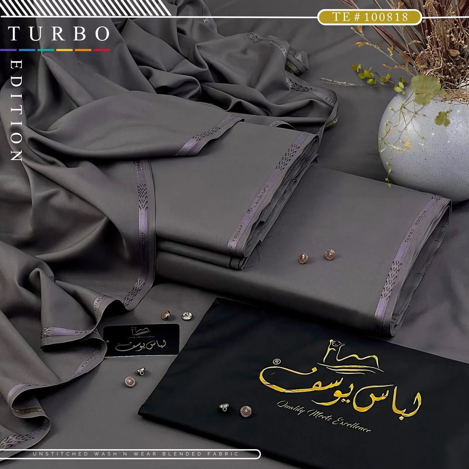 TURBO EDITION | Crafted by Libas e Yousaf | Wash & Wear | Four Season | AZADI SALE |  TE # 100818
