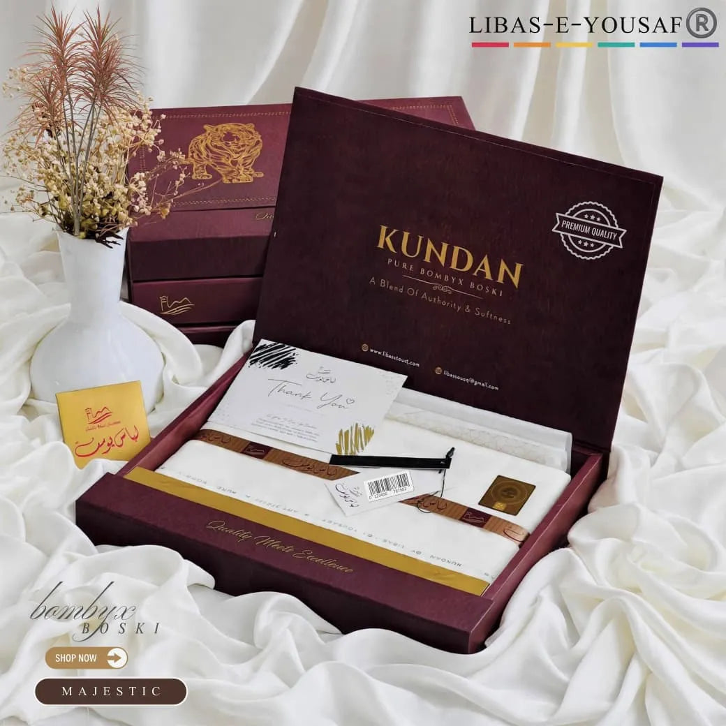 Kundan pure Bombyx Boski - ( Silk Less ) Majestic