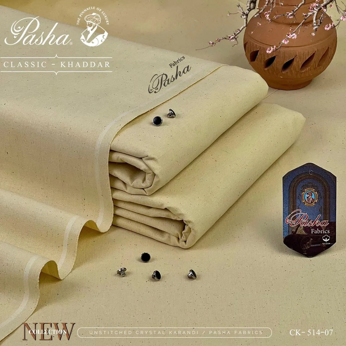 Pasha Classic Khaddar | Classic Khaddar & VIP Wasaya | Shade CK-514-07