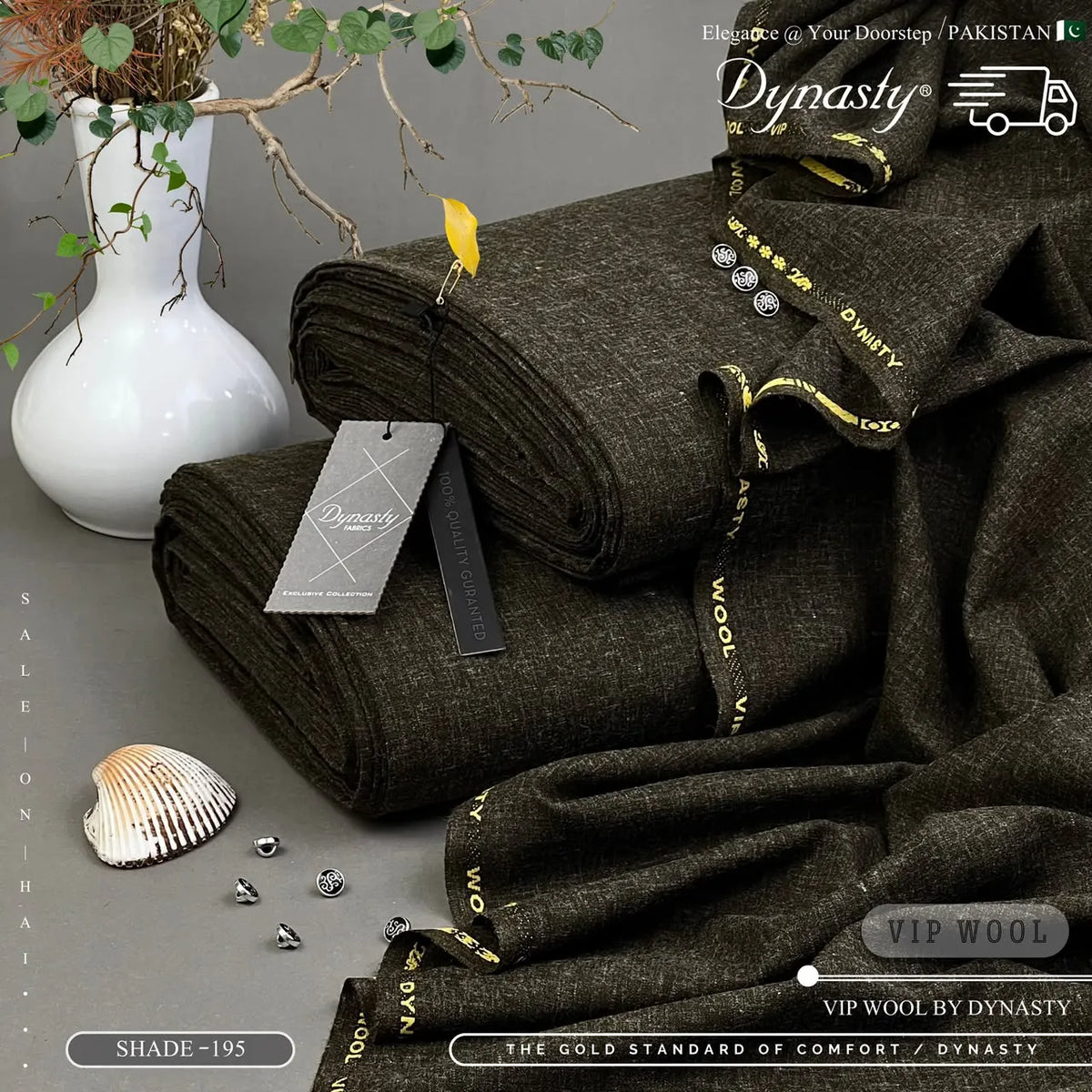 VIP Wool by Dynasty | Premium Winter Wool | Shade - 195