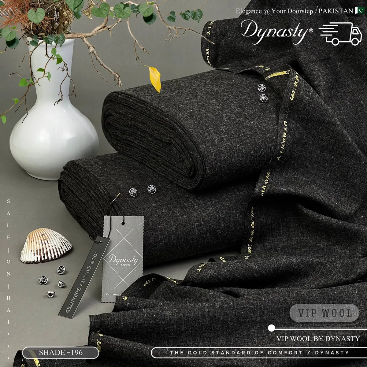 VIP Wool by Dynasty | Premium Winter Wool | Shade - 196