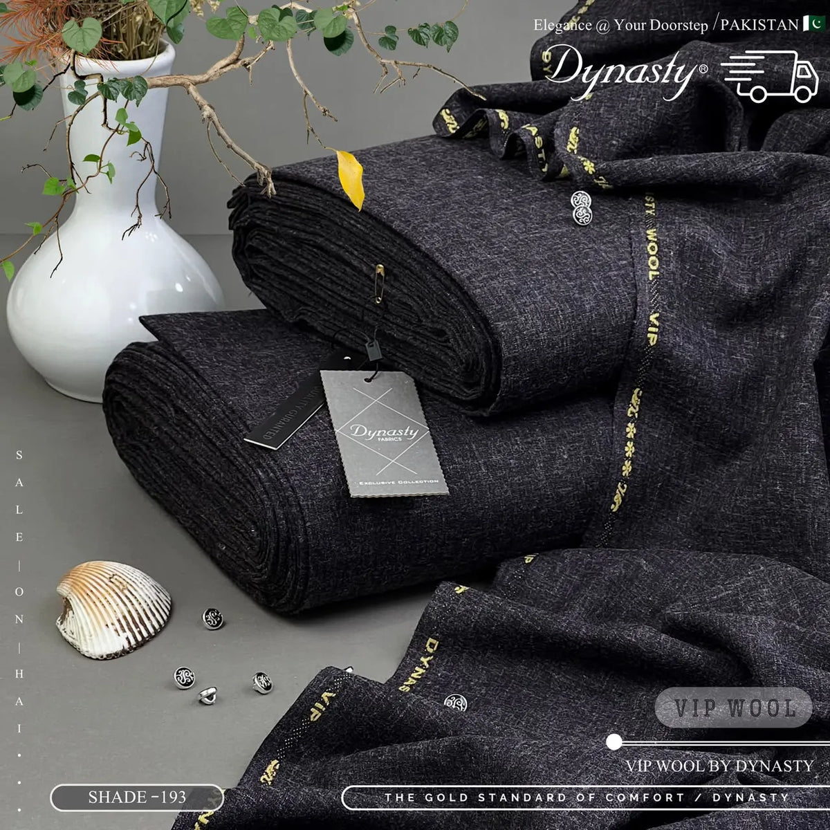 VIP Wool by Dynasty | Premium Winter Wool | Shade - 193