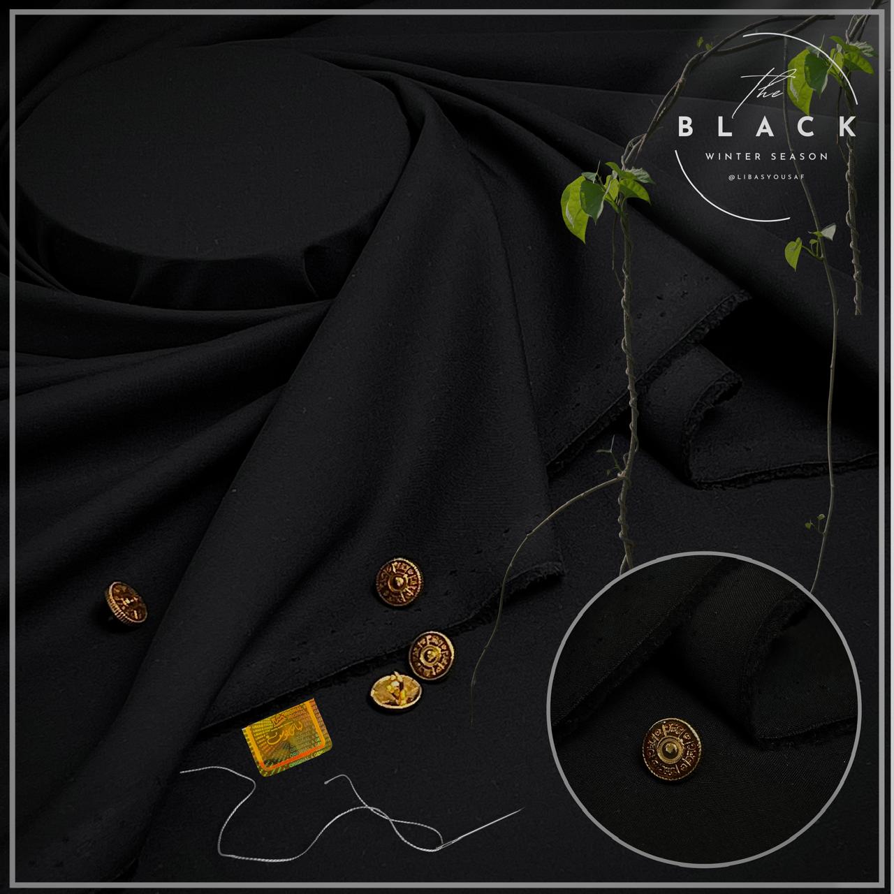 The Black - Timeless Shalwar Kameez - Unstitched
