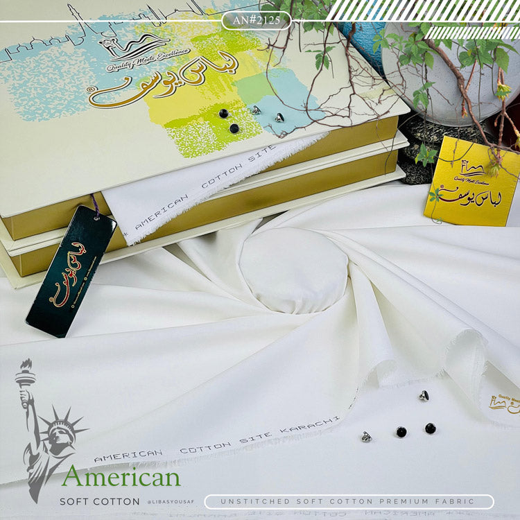 AMERICAN SOFT COTTON | UNSTITCHED | 2025 | A-2125