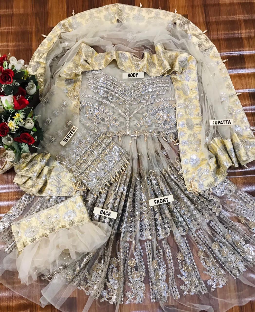 (Copy) ANAYA  bridal maxi RUDAD E SAHR long frock