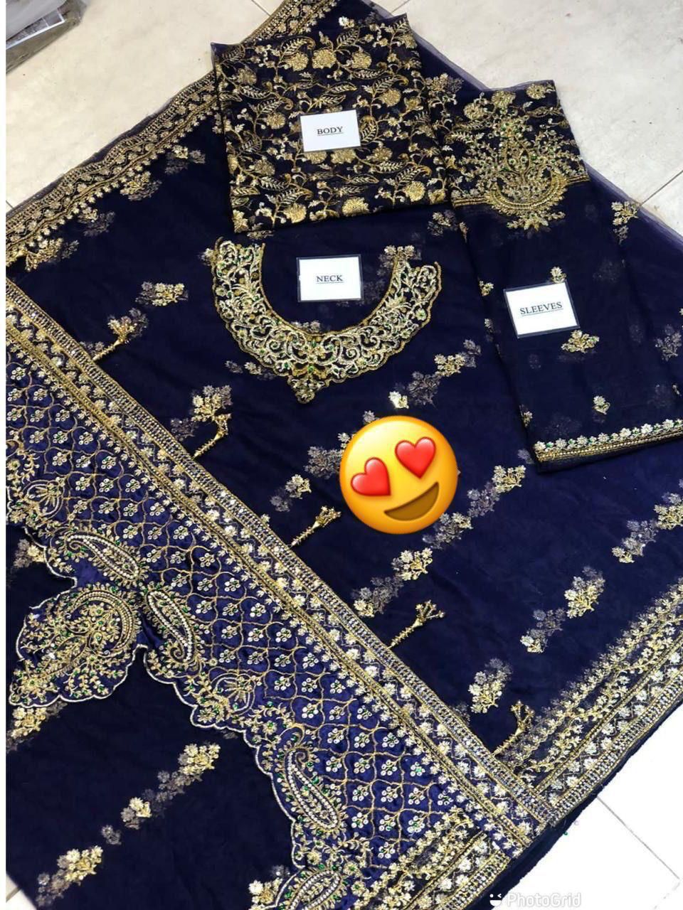 Maria B Saree Exclusive  Master Blaster Sarhee 916 BLUE