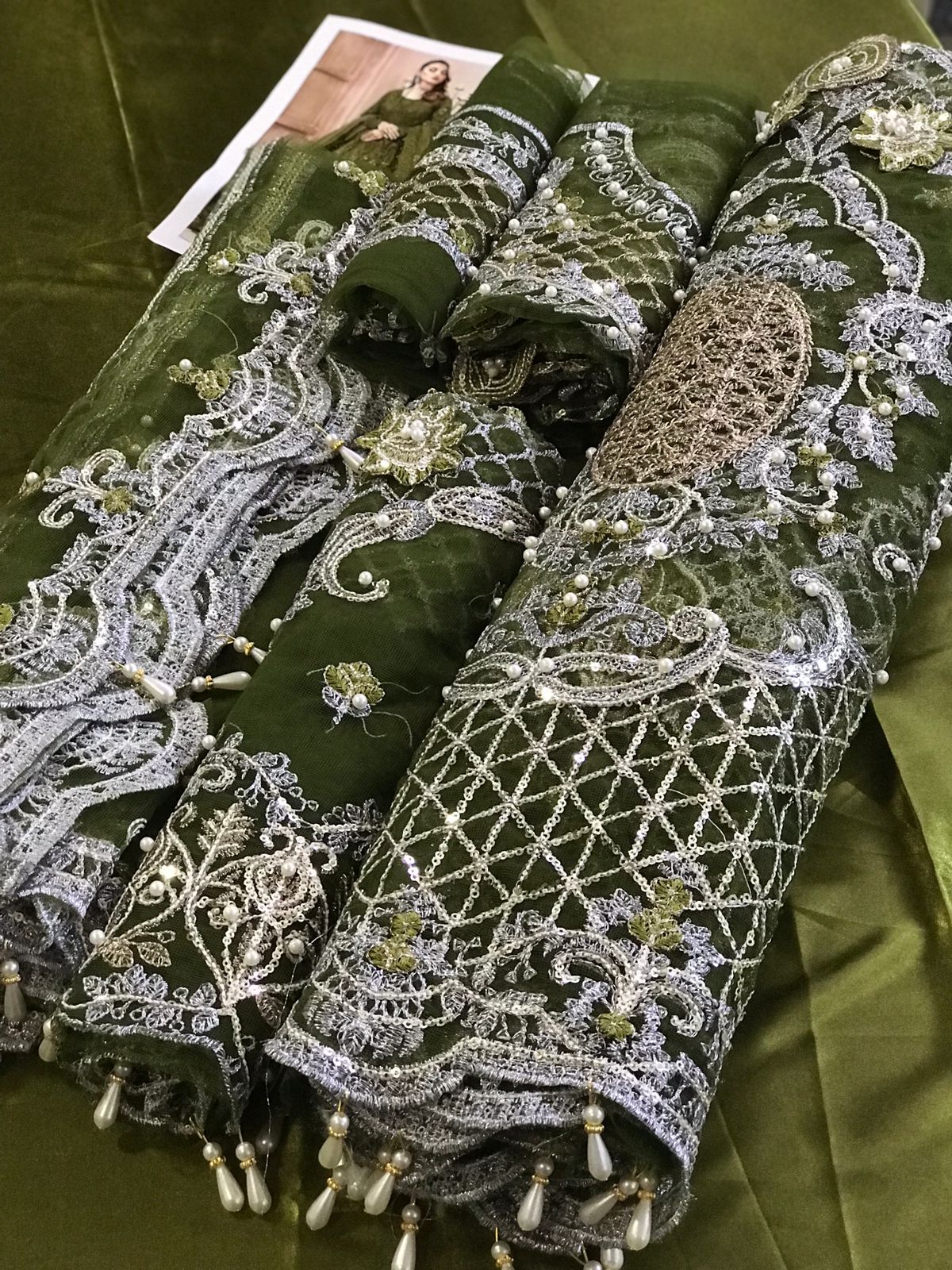 MARIA B bridal maxi  long frock