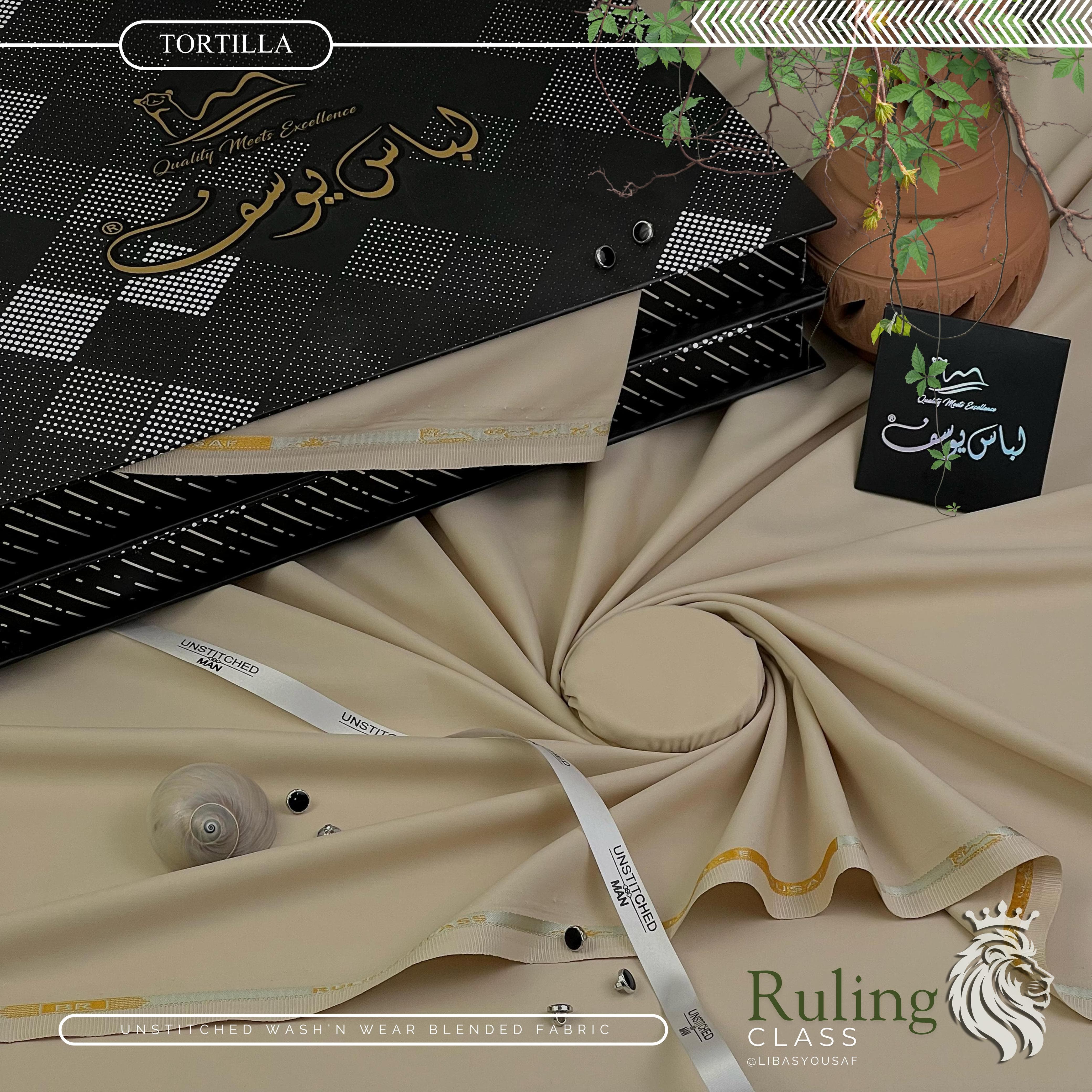 Rulling Class | Crafted by Libas e Yousaf | Wash & Wear | Four Season| TORTILLA