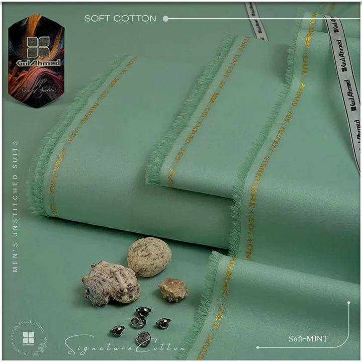 SOFT COTTON | SIGNATURE BY GUL AHMAD | SOFT MINT