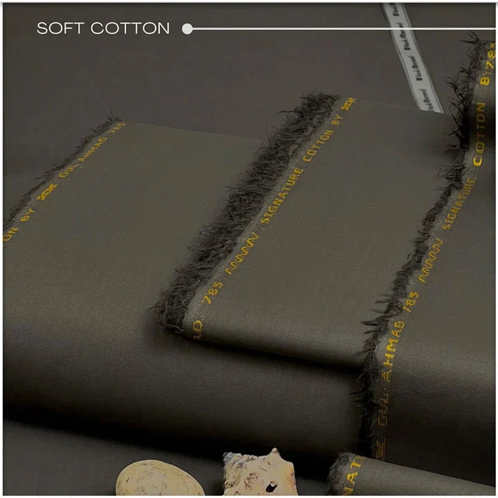 SOFT COTTON | SIGNATURE BY GUL AHMAD | STONE GREY