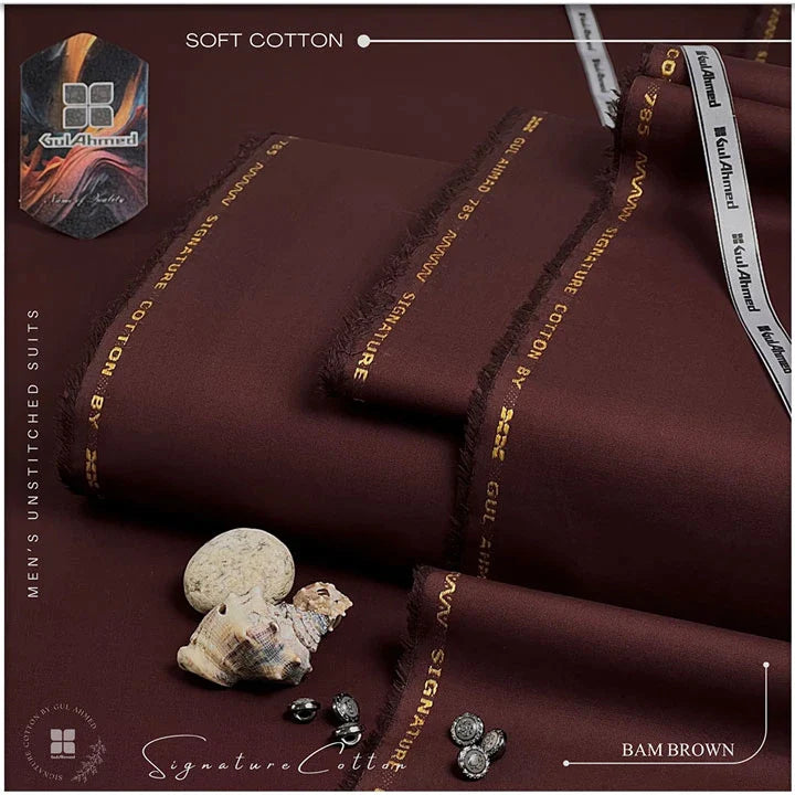 SOFT COTTON | SIGNATURE BY GUL AHMAD | BAM BROWN